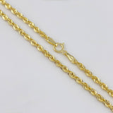 Cadena Lazo 3.95gr / 23 1/2 in / 2.65mm Oro Amarillo +3 18K