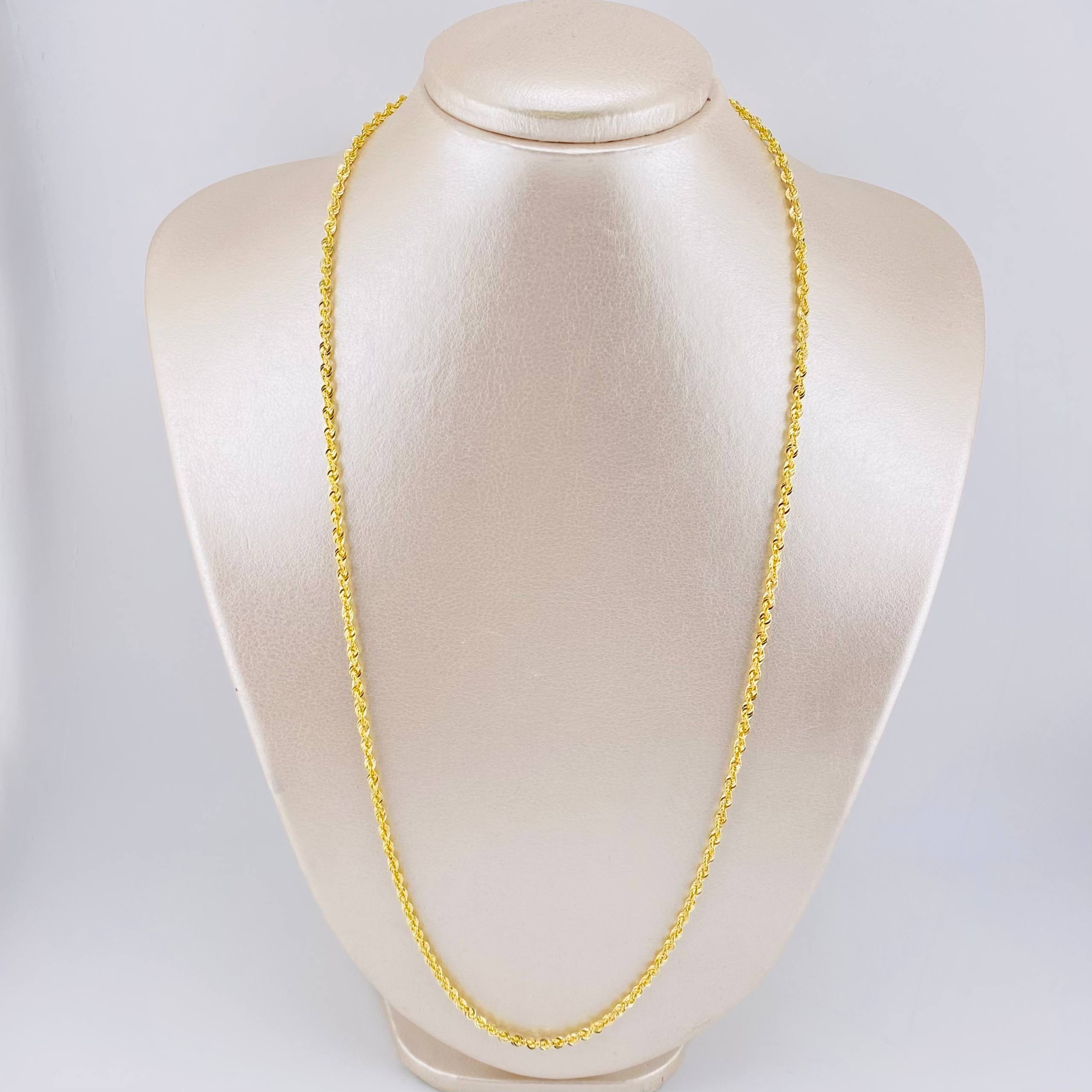 Cadena Lazo 4gr / 23 1/2 in / 2.65mm Oro Amarillo +3 18K