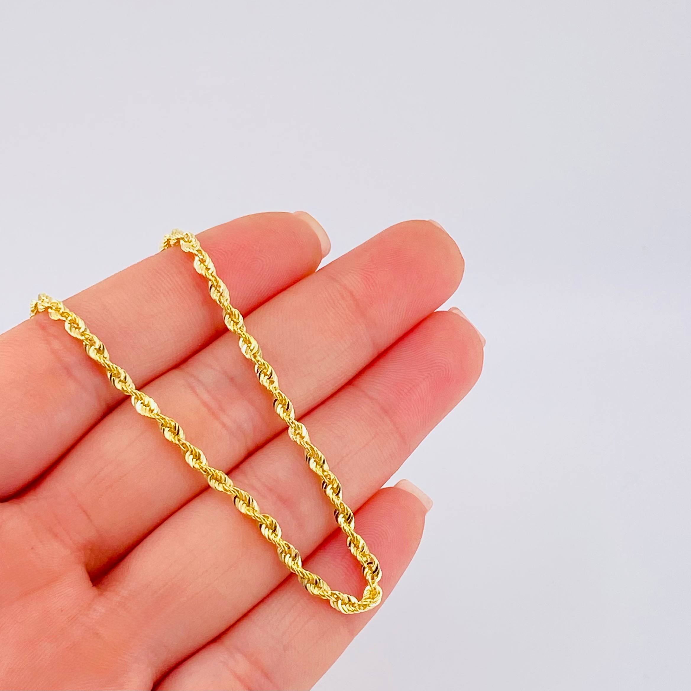 Cadena Lazo 3.95gr / 23 1/2 in / 2.65mm Oro Amarillo +3 18K