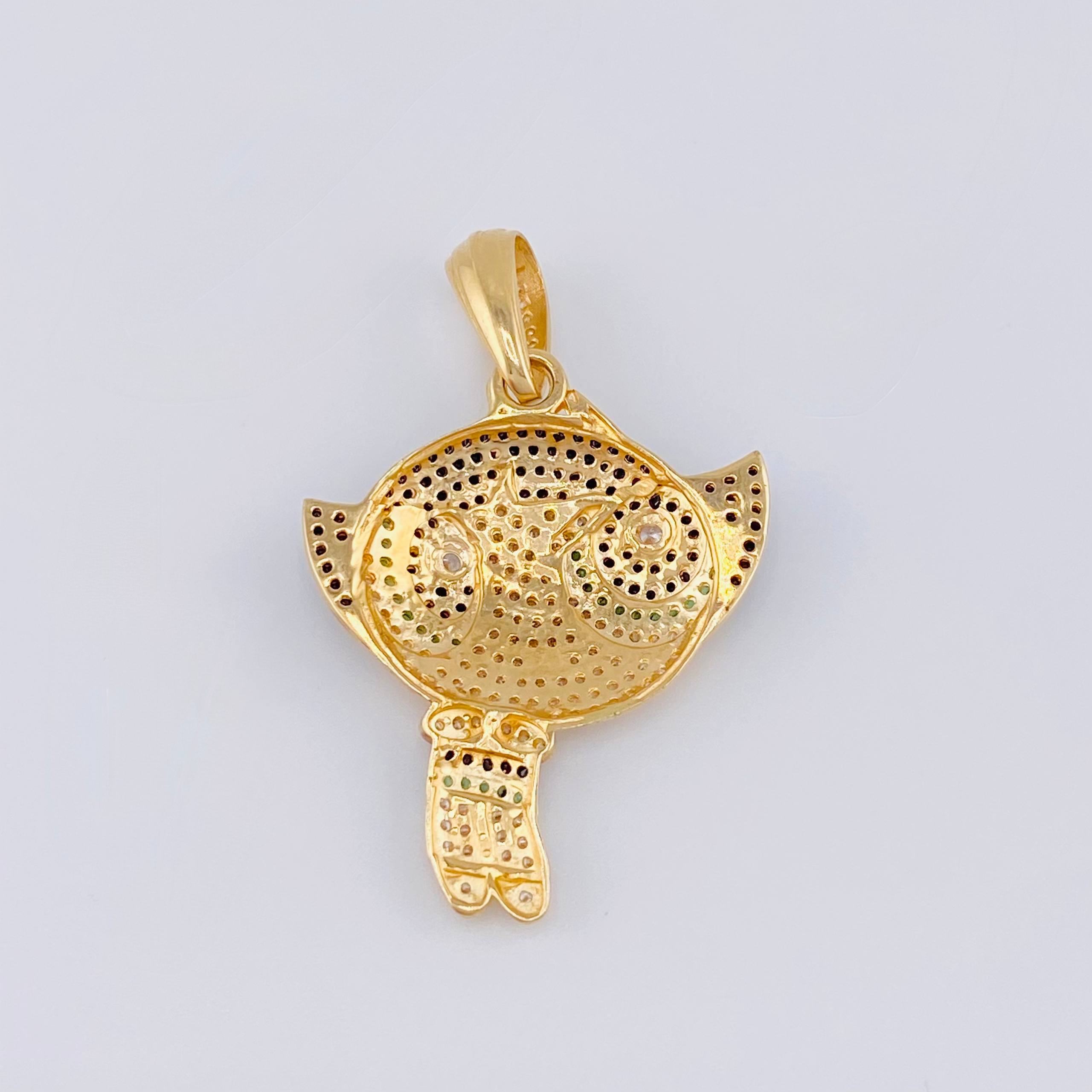 Dije Super Chica Verde 7.95gr / 2 in / Oro Amarillo 18K ©