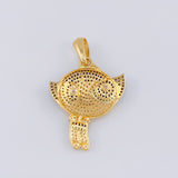 Dije Super Chica Verde 7.95gr / 2 in / Oro Amarillo 18K ©