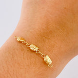 Herraje Retazo Oso 0.85 g / 1 1/2 in Oro Amarillo 18K