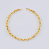 Pulso Lazo 4.75gr / 7 3/4 in / 4.35mm Oro Amarillo +3 18K *