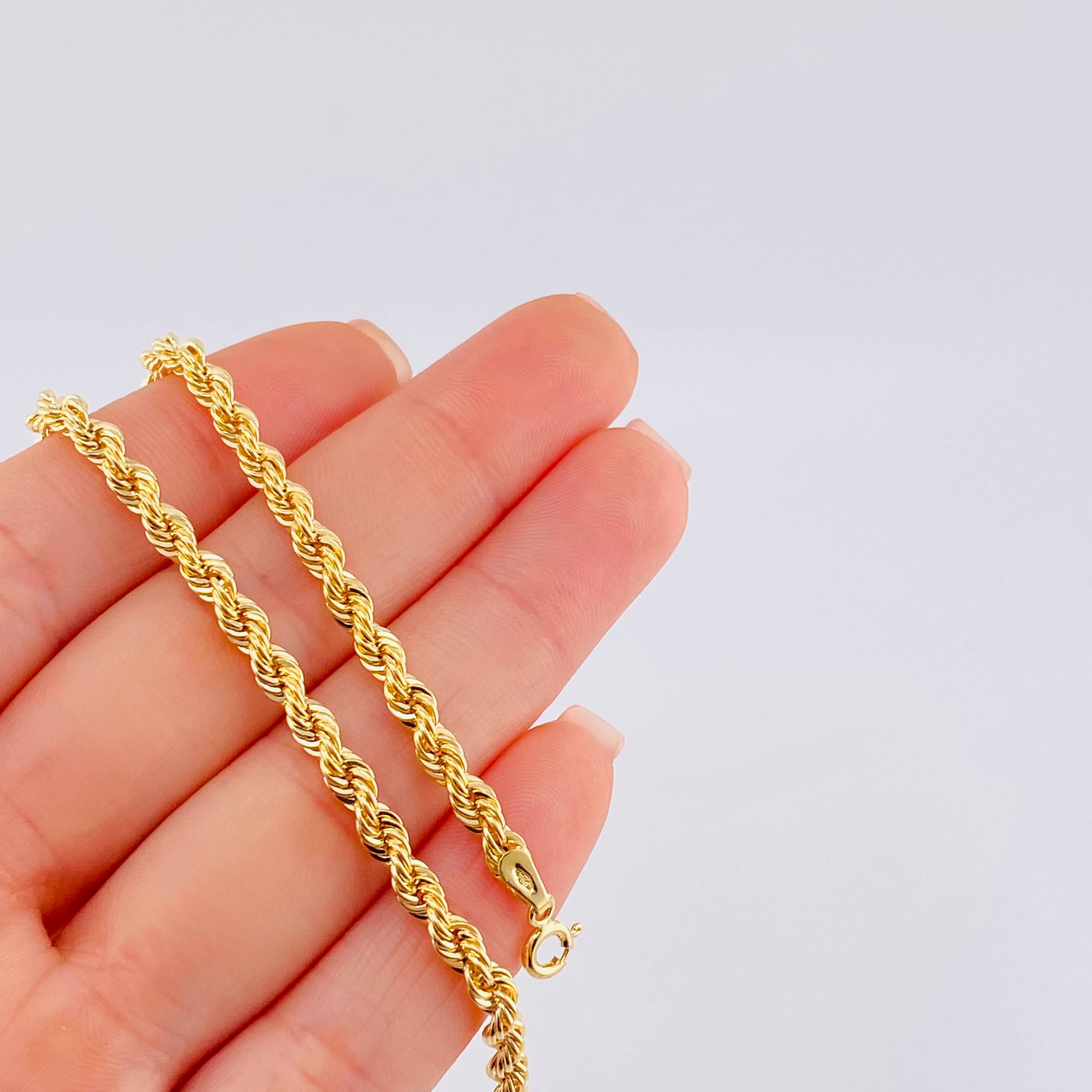 Pulso Lazo 3.75gr / 7 3/4 in / 3.8mm Oro Amarillo +3 18K *