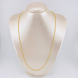 Cadena Lazo 1.9gr / 23 1/2 in / 1.65mm Oro Amarillo +3 18K *