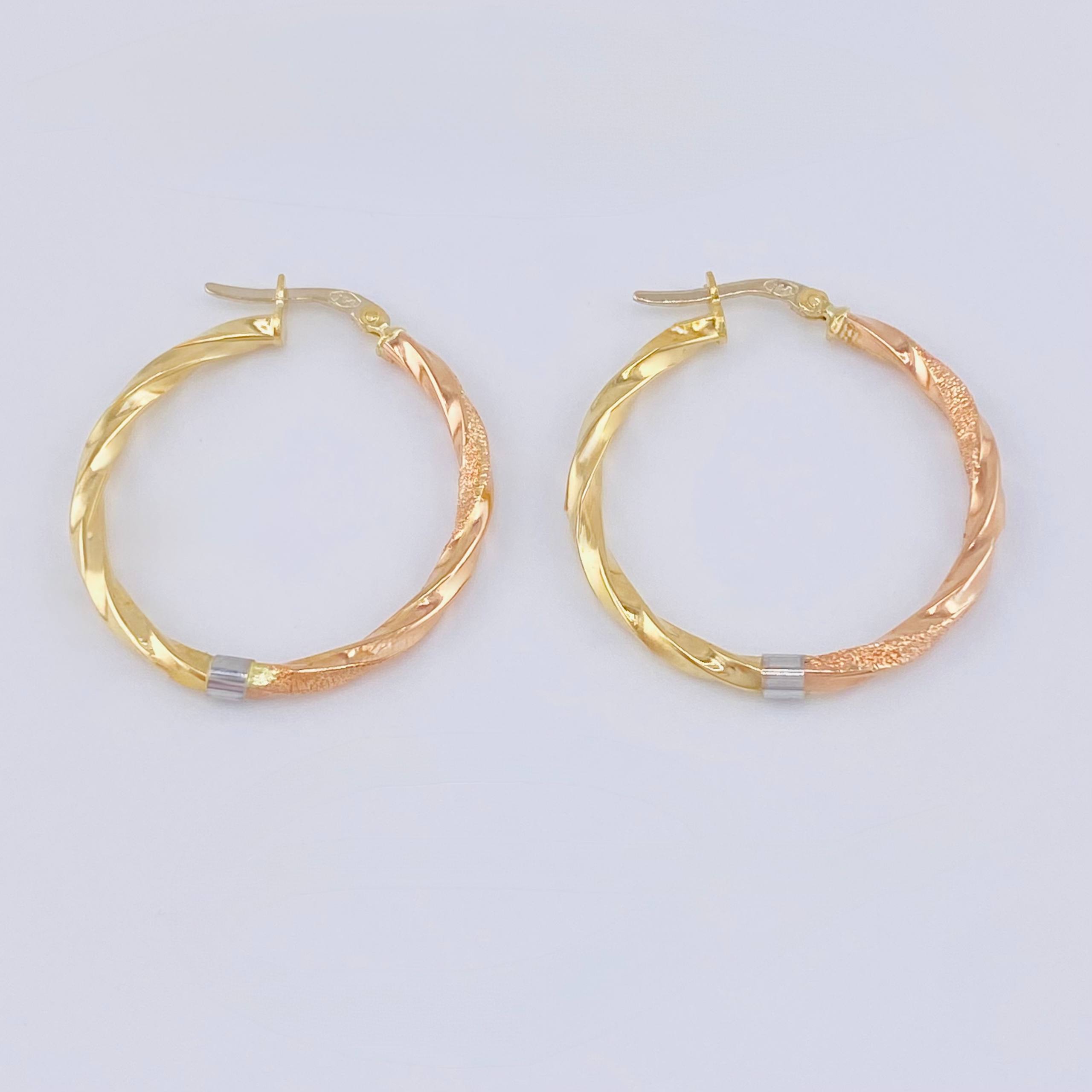 Candongas Lady 2.75 g / 1 1/4 in Tres Oros 18K