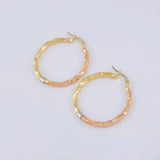 Candongas Lady 2.75 g / 1 1/4 in Tres Oros 18K