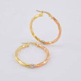 Candongas Lady 2.75 g / 1 1/4 in Tres Oros 18K