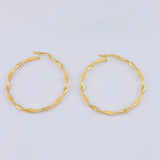 Candongas Asby 2.4 g / 1 1/2 in Oro Amarillo 18K
