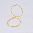 Candongas Asby 2.4 g / 1 1/2 in Oro Amarillo 18K