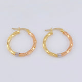 Candongas Lady 2.1 g / 1 in Tres Oros 18K