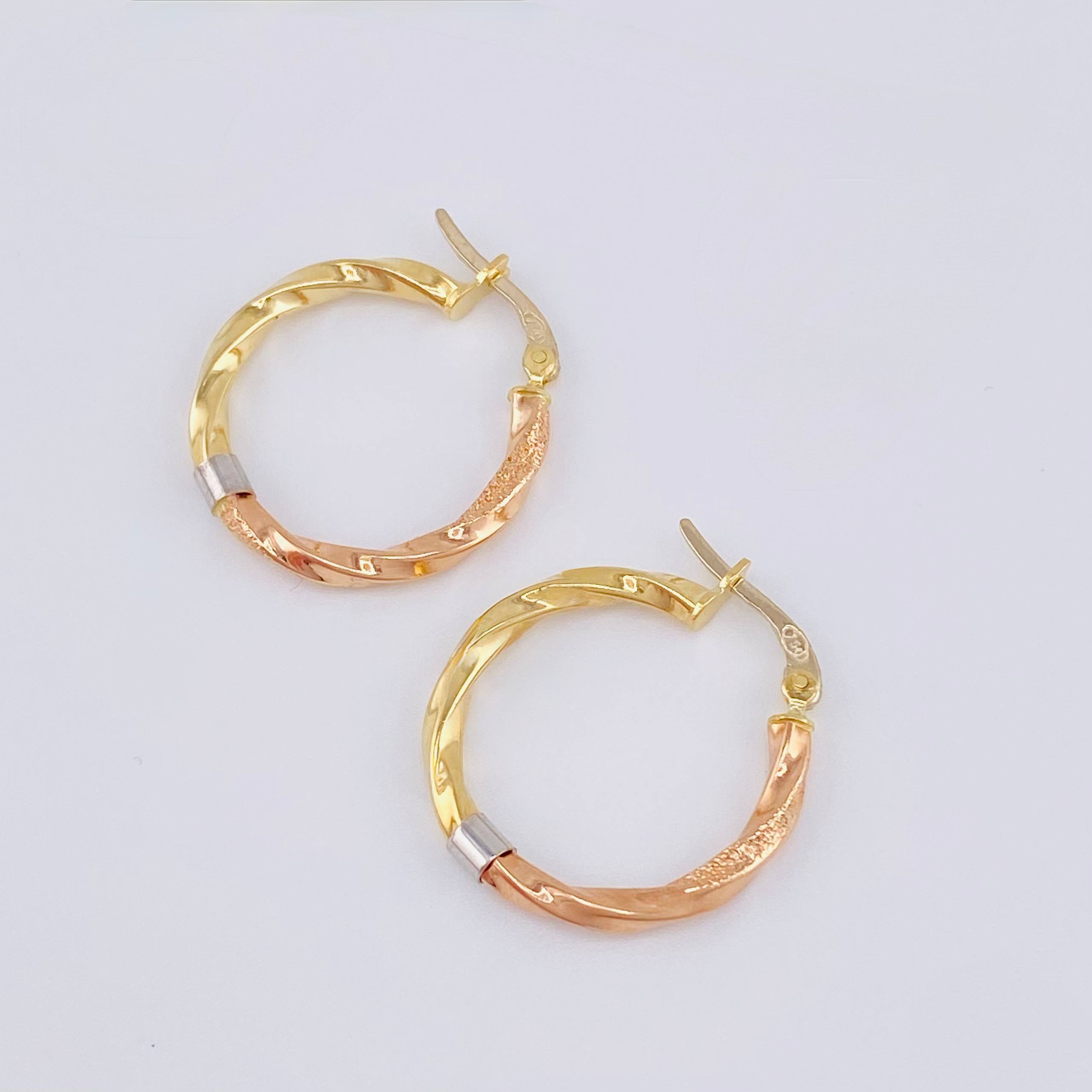 Candongas Lady 2.1 g / 1 in Tres Oros 18K