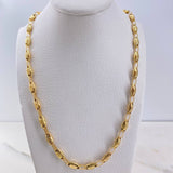 Rustic Chain Screw 16.6gr / 60cm / 5.3mm Dotted 18K Yellow Gold &