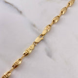 Rustic Chain Screw 16.6gr / 60cm / 5.3mm Dotted 18K Yellow Gold &
