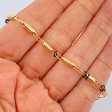 Rustic Bracelet 3.9gr / 8 3/4 in / 18K Gold $