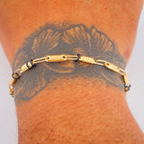 Rustic Bracelet 3.9gr / 8 3/4 in / 18K Gold $
