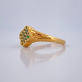 Clover Ring 2.4gr / Size 6 1/2 / 18K Gold $