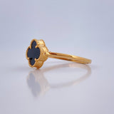 Clover Ring 1.85gr / Size 8 / 18K Gold $