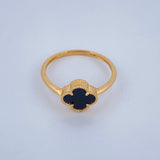 Clover Ring 1.85gr / Size 8 / 18K Gold $