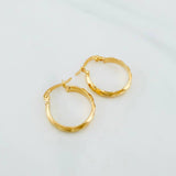 Candongas Nia 1.4 g / 3/4 in Oro Amarillo 18K