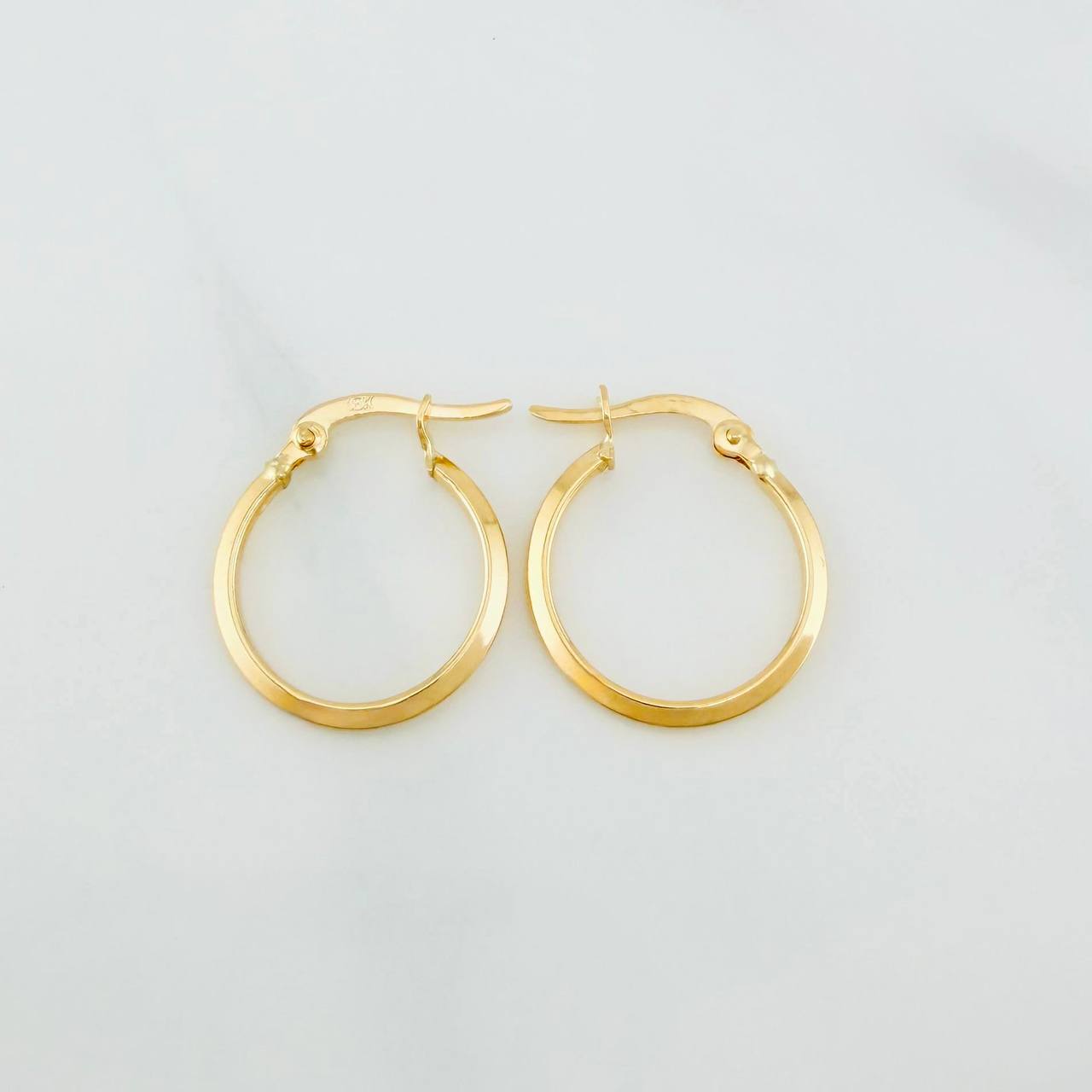 Candongas Clau 1 g / 3/4 in Oro Amarillo 18K