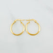 Candongas Clau 1 g / 3/4 in Oro Amarillo 18K
