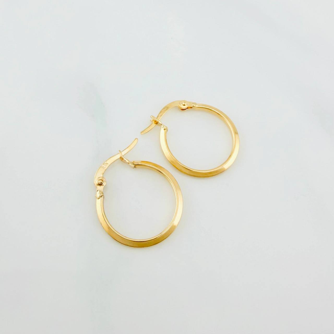 Candongas Clau 1 g / 3/4 in Oro Amarillo 18K