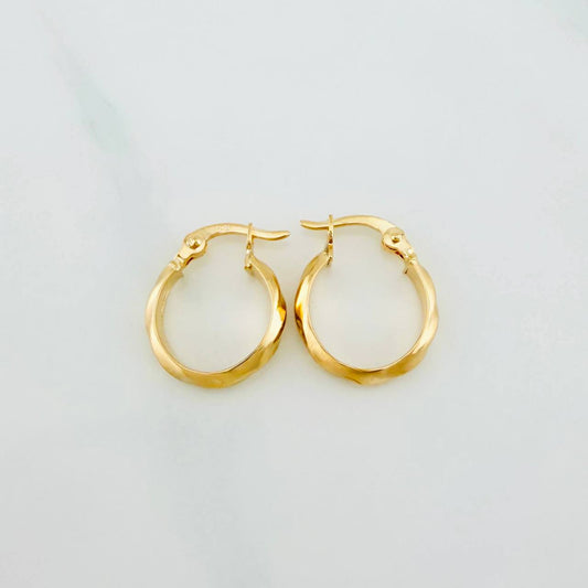 Candongas Nia 1 g / 1/2 in Oro Amarillo 18K