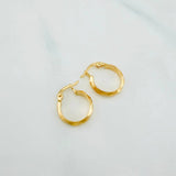 Candongas Nia 1 g / 1/2 in Oro Amarillo 18K