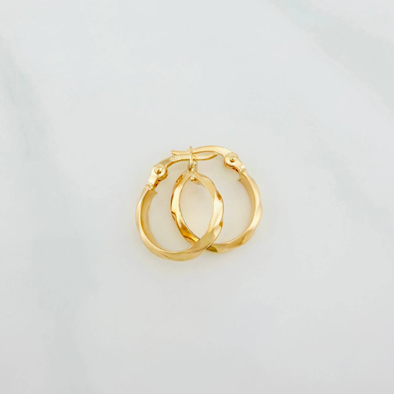 Candongas Nia 1 g / 1/2 in Oro Amarillo 18K
