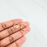 Candongas Nia 1 g / 1/2 in Oro Amarillo 18K