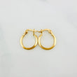 Candongas Clau 0.8 g / 1/2 in Oro Amarillo 18K