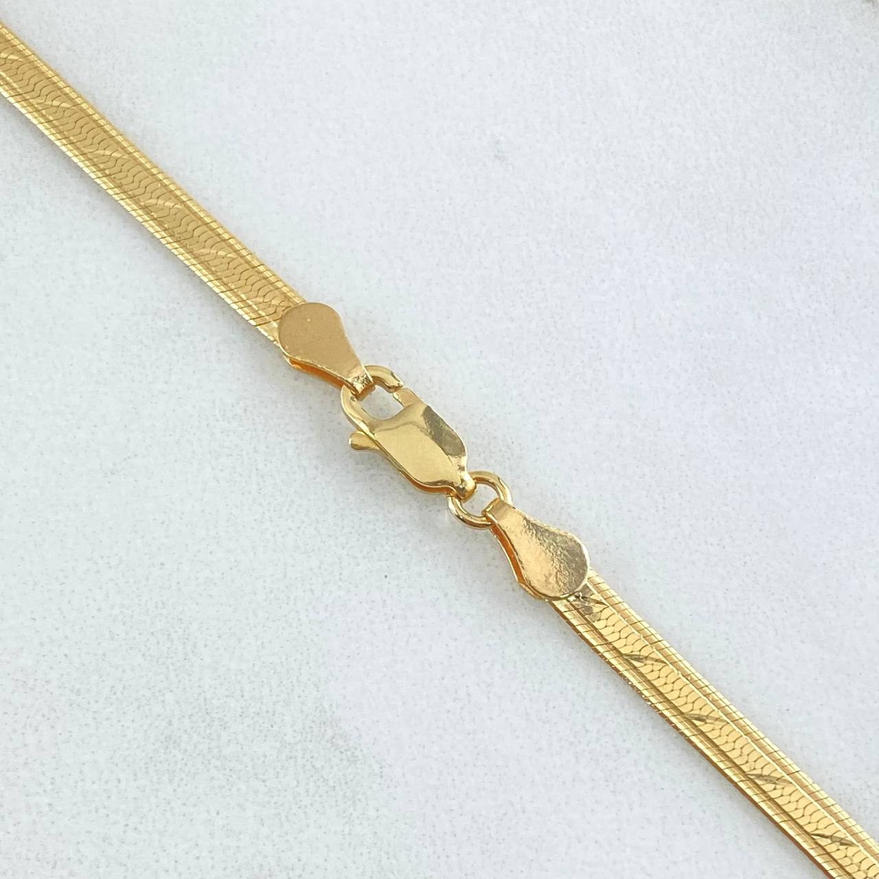 Herringbone Chain Diagonal 8.5gr / 17.7in / +3 18K Gold -