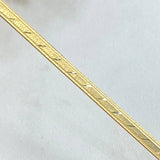 Cadena Espejo Diagonal 9.1gr / 45cm / +3 Oro 18K -