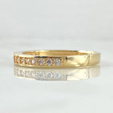 Anillo Medio Carril Grueso 2.7gr / T6 1/2 / Oro 18K *
