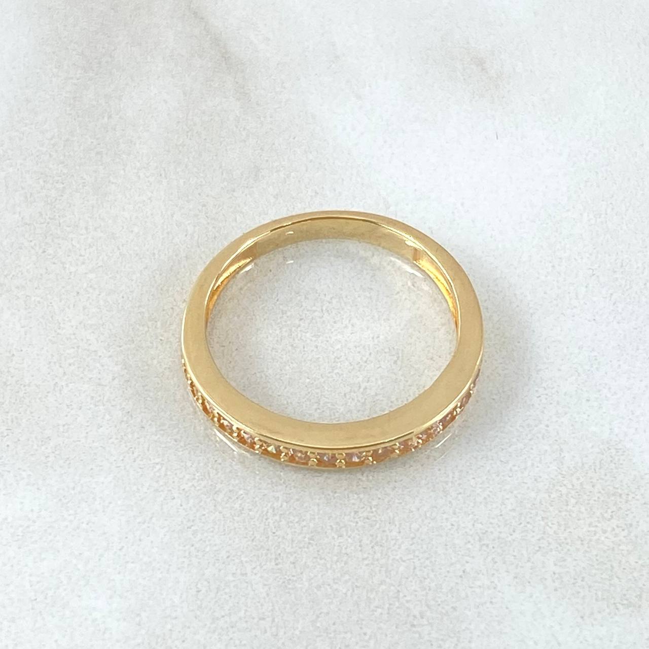 Anillo Medio Carril Grueso 2.7gr / T6 1/2 / Oro 18K *