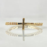 Ring Cross Ring 1.7gr / Size 7 / 18K Gold *