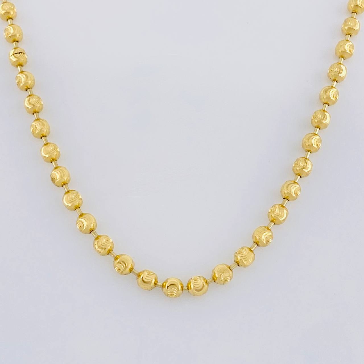 Half Moon Military Chain 16.25g / 26 in / 2.8mm 18K Yellow Gold
