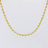 Half Moon Military Chain 16.25g / 26 in / 2.8mm 18K Yellow Gold