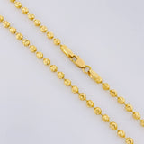 Half Moon Military Chain 16.25g / 26 in / 2.8mm 18K Yellow Gold