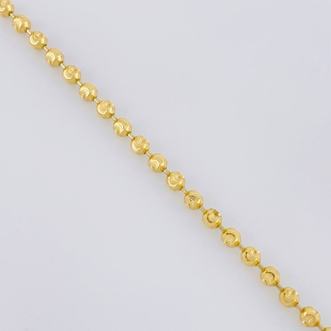 Half Moon Military Chain 16.25g / 26 in / 2.8mm 18K Yellow Gold