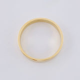Anillo Argolla Lisa 4.25 g / T10 1/2 Oro Amarillo 18K