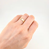 Anillo Argolla Lisa 4 g / T7 Oro Amarillo 18K