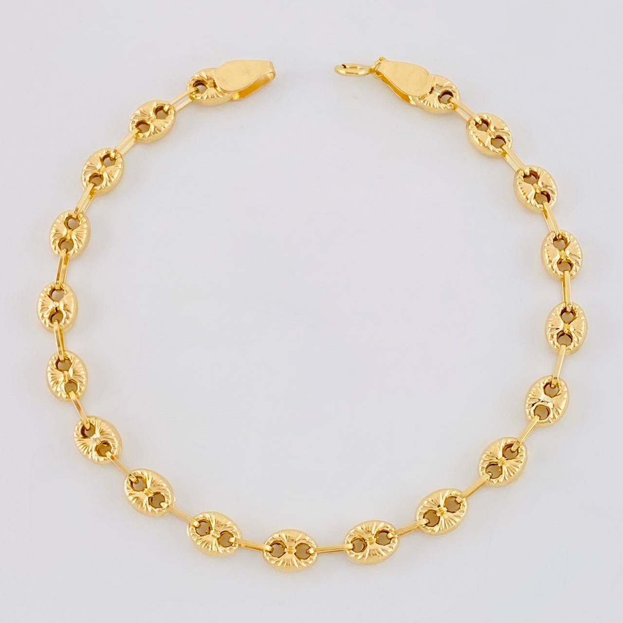 Bracelet Gc Diamond Cut 3.35 g / 8 in / 4.6 mm Yellow Gold 18K
