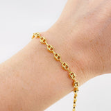 Pulso Gc Diamantado 3.4 g / 7 3/4 in / 4.6 mm Oro Amarillo 18K