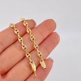 Pulso Gc Diamantado 3.4 g / 7 3/4 in / 4.6 mm Oro Amarillo 18K