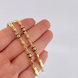 Pulso Rustico Candado Boya 4.3 g / 7 1/4 in / 4.2 mm Oro Amarillo 18K