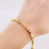 Pulso Rustico Candado Boya 4.3 g / 7 1/4 in / 4.2 mm Oro Amarillo 18K