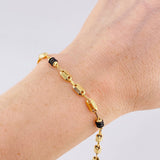 Bracelet Rustic Textured 2.95 g / 7 1/4 in / 4.2 mm Yellow Gold 18K