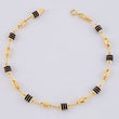 Pulso Rustico Barril 2.7 g / 7 1/2 in / 3.4 mm Oro Amarillo 18K